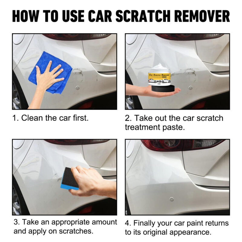 Rayhong Car Scratch Remover: Fast-Acting, Surface-Safe Automotive Repair Cream - Image 5