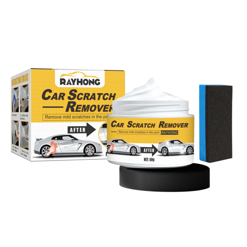 Rayhong Car Scratch Remover fast-acting cream for surface-safe automotive scratch repair