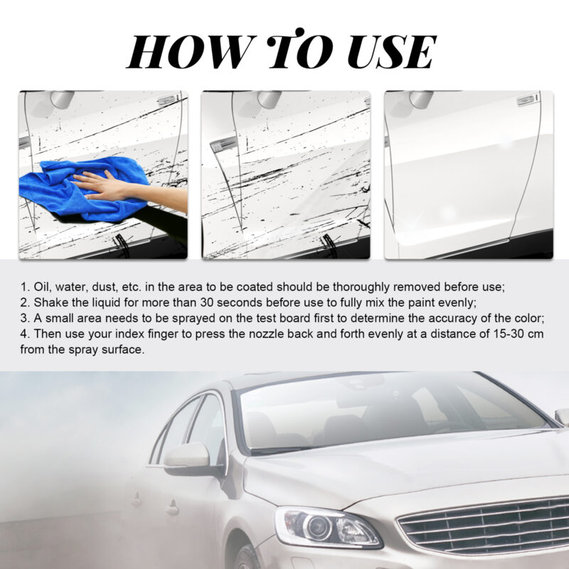 Rayhong Car Scratch Remover Spray: Fast-Acting Paint Repair & Surface-Safe Polish - Image 5