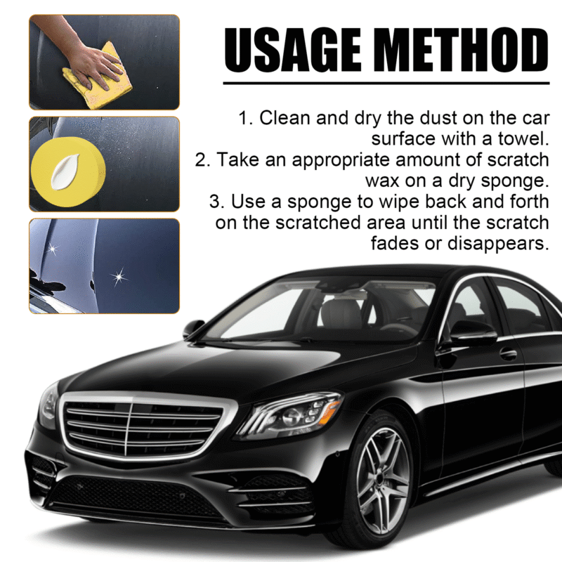 Rayhong Car Scratch Remover Wax - Fast-Acting, Surface-Safe Polish for Scratch Repair - Image 6