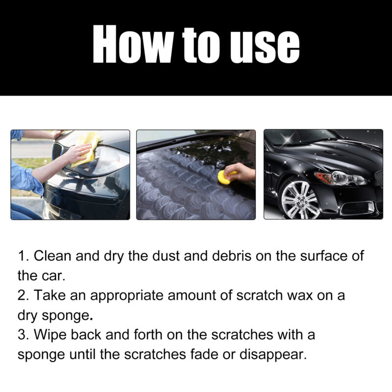 Rayhong Car Scratch Remover Wax – Paint Protection Polish, Safe & Fast-Acting - Image 7