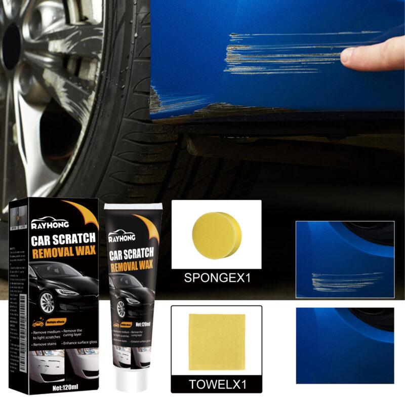 Rayhong Car Scratch Remover Wax – Paint Protection Polish, Safe & Fast-Acting - Image 3