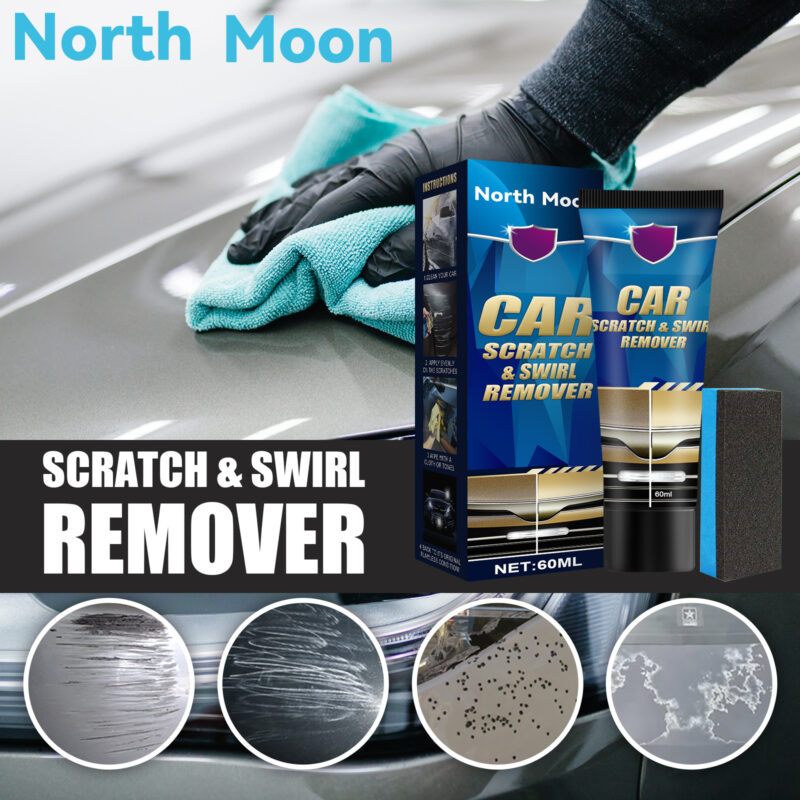 Rayhong Car Scratch Repair Cream: Fast-Acting, Surface-Safe Paint Refurbishment Paste - Image 2