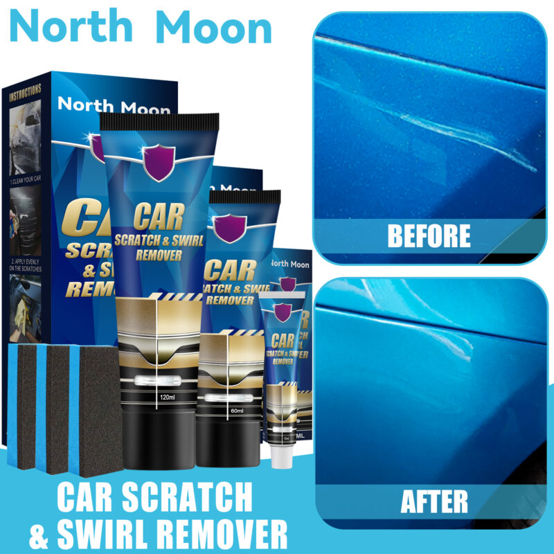Rayhong Car Scratch Repair Cream: Fast-Acting, Surface-Safe Paint Refurbishment Paste - Image 3