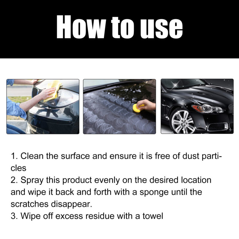 Rayhong Car Scratch Repair Kit: Multi-Purpose, Surface-Safe Paint Maintenance Formula - Image 6