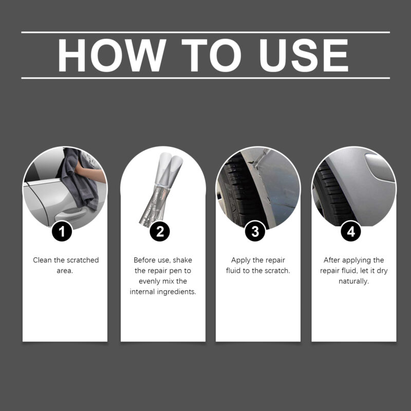 Rayhong Fast-Acting Car Scratch Repair Pen – Surface-Safe, Quick Paint Fix - Image 6