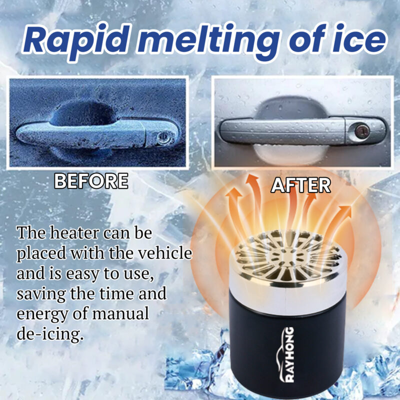 Rayhong Car Snow Remover: Fast-Acting Windshield Deicer & Defogger, Easy Deicing - Image 4