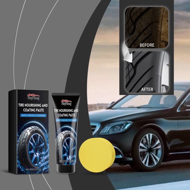 Rayhong Car Tire Cleaner Paste: Fast-Acting Refurbish & Protective Maintenance - Image 2