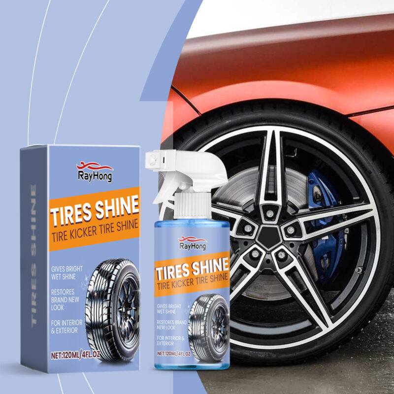 Rayhong Car Tire Cleaner Spray - Waterproof Anti-Stain, Fast-Acting Protection - Image 2
