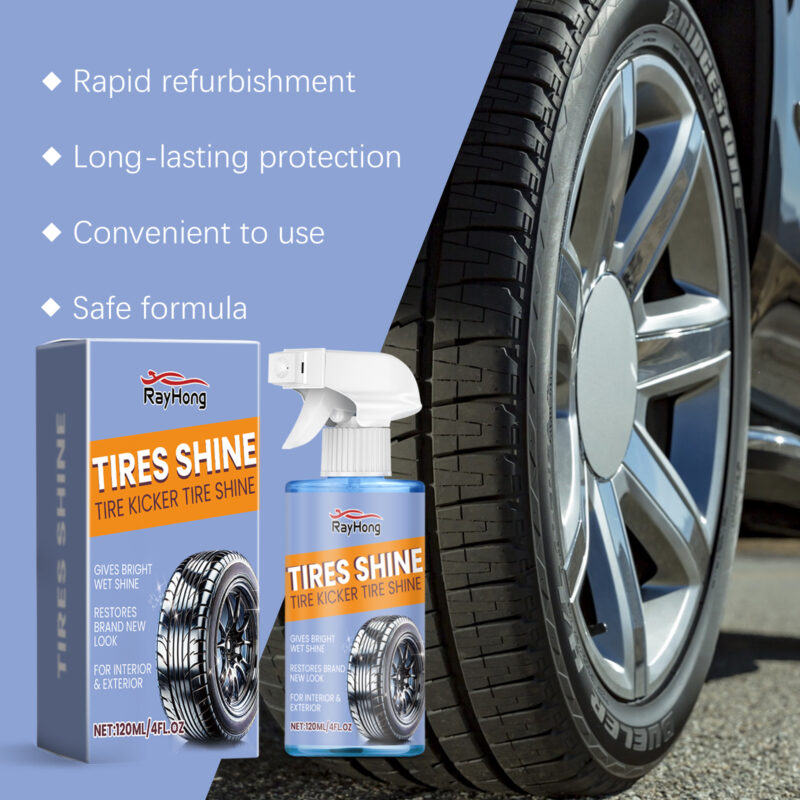 Rayhong Car Tire Cleaner Spray - Waterproof Anti-Stain, Fast-Acting Protection - Image 3