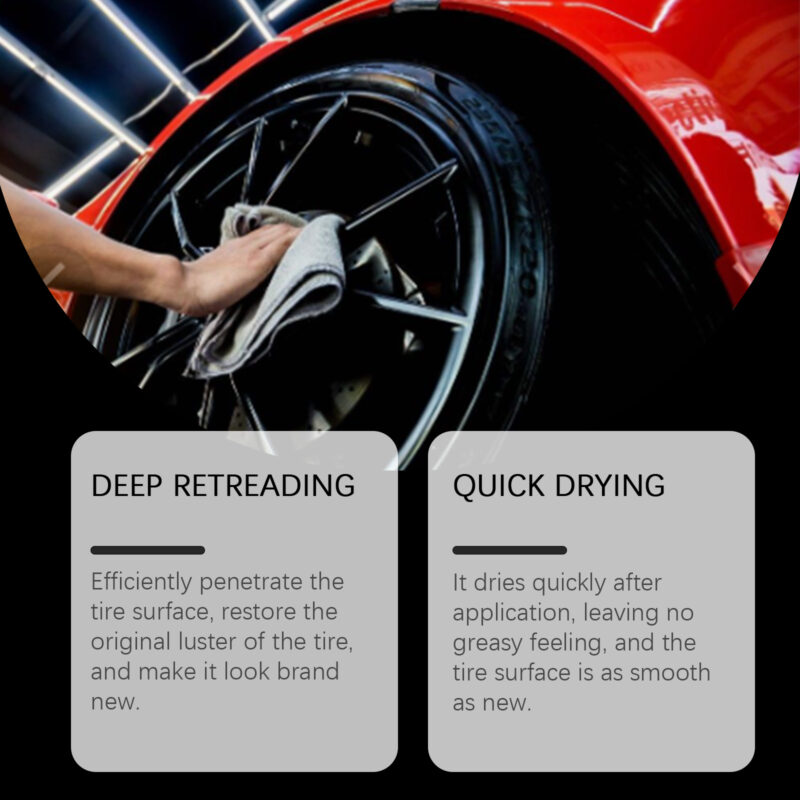 Rayhong Car Tire Coating Paste – Fast-Acting, Safe Decontamination & Brightening Formula - Image 4