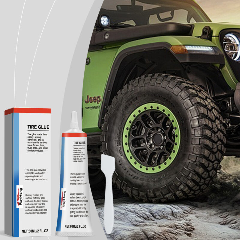 Rayhong Car Tire Repair Kit: Multi-Purpose, Fast-Acting Soft Glue for Cracks & Scratches - Image 2