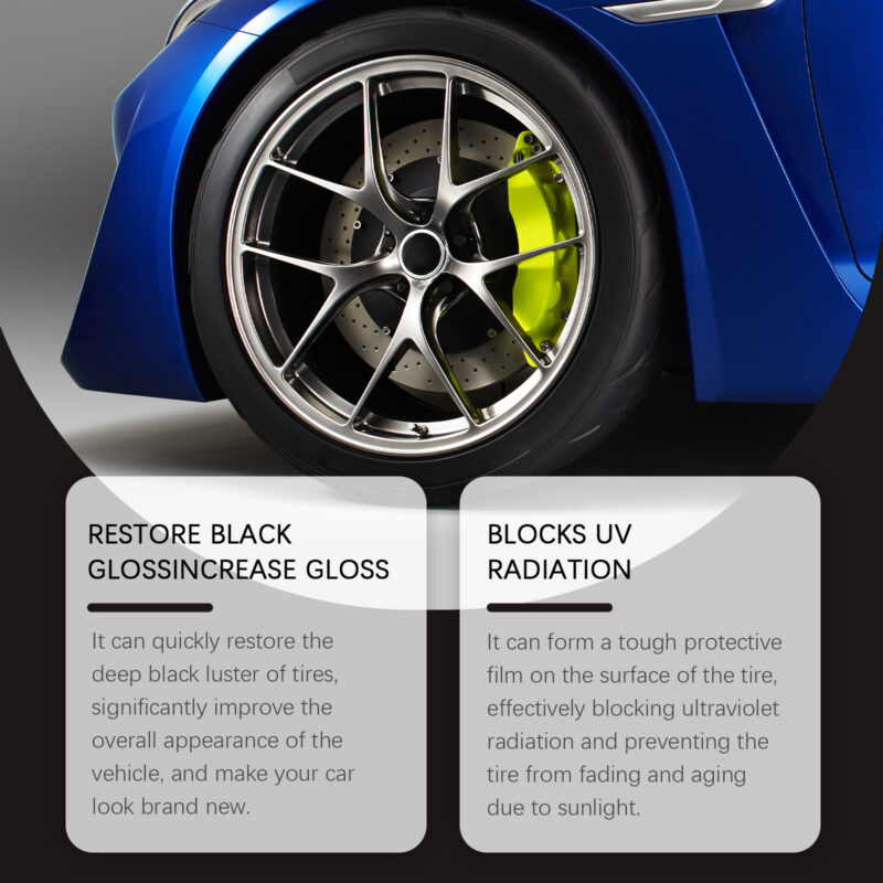 Rayhong Car Tire Wax: Durable Dirt Repellent & Aging Prevention Formula - Image 3