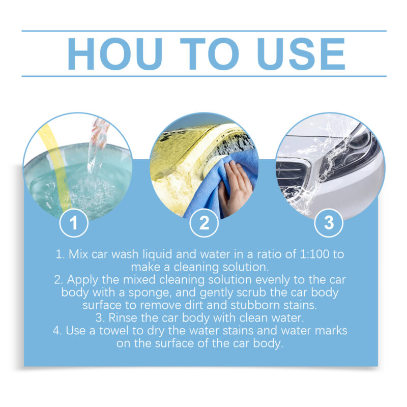 Rayhong Car Wash Liquid: Mild Protective Formula – Surface-Safe Cleaner - Image 6