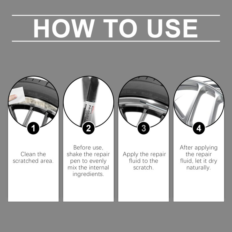 Rayhong Car Wheel Scratch Repair Pen: Rust Protection, Multi-Purpose Hub Care - Image 6