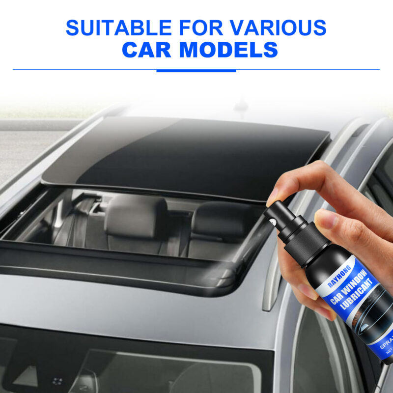 Rayhong Car Window Lubricant Spray: Noise Elimination, Track Protection, Safe Multi-Purpose - Image 4