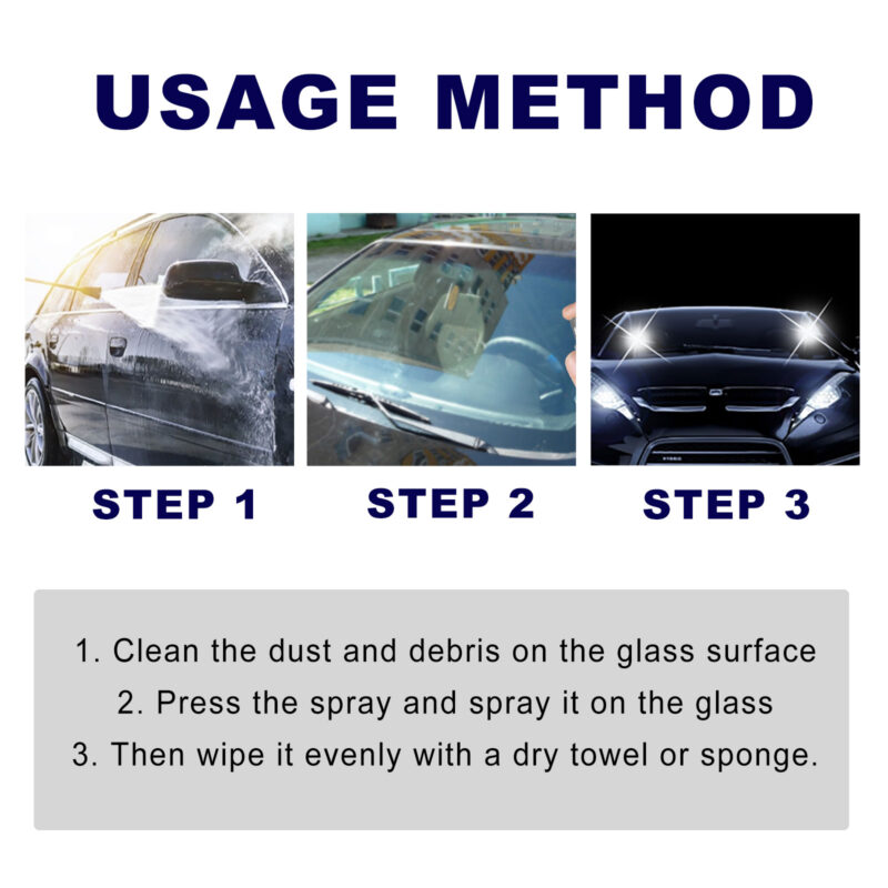 Rayhong Car Windscreen Anti-Fog Spray: Multi-Purpose, Safe & Long-Lasting - Image 6