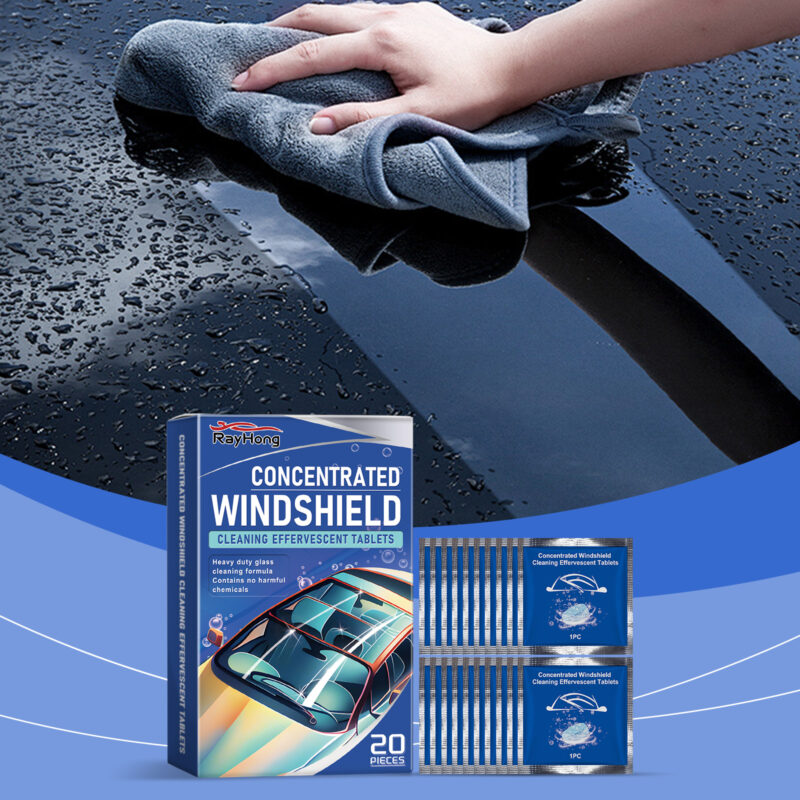 Rayhong Car Windshield Cleaner Sheet: Stain Remover, Waterproof, Protective Formula - Image 2