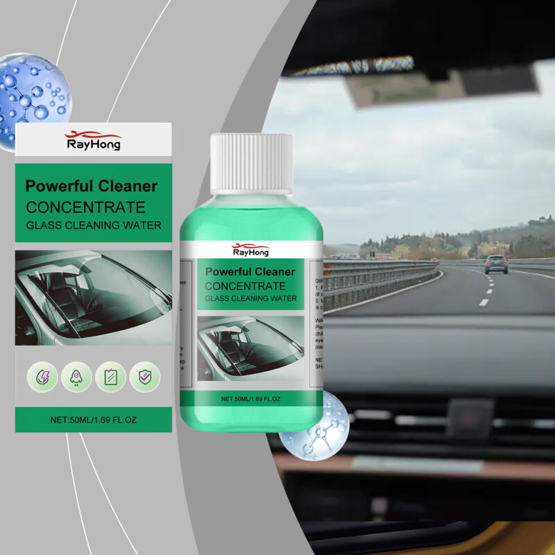 Rayhong Car Windshield Oil Film Cleaner - Fast-Acting, Surface-Safe Formula - Image 2