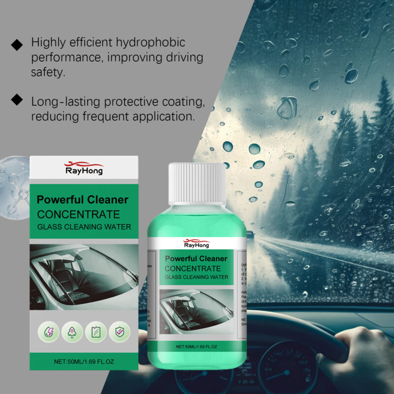 Rayhong Car Windshield Oil Film Cleaner - Fast-Acting, Surface-Safe Formula - Image 4