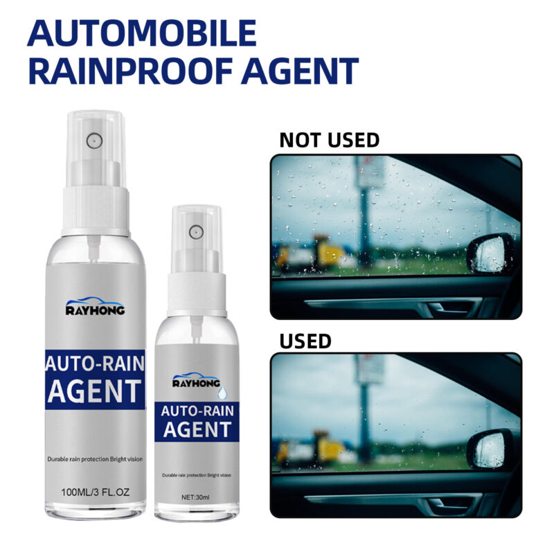 Rayhong Car Windshield Rain & Fog Repellent – Surface-Safe Water-Repellent Coating (30ml Blue) - Image 2
