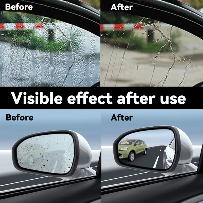 Rayhong Car Windshield Rain & Fog Repellent – Surface-Safe Water-Repellent Coating (30ml Blue) - Image 3