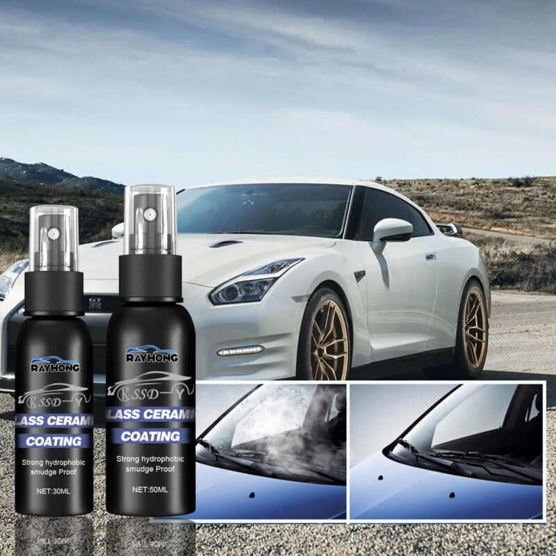Rayhong Car Windshield Water Repellent: Defogging, Cleaning, Multi-Purpose Window Treatment (30ml) - Image 2