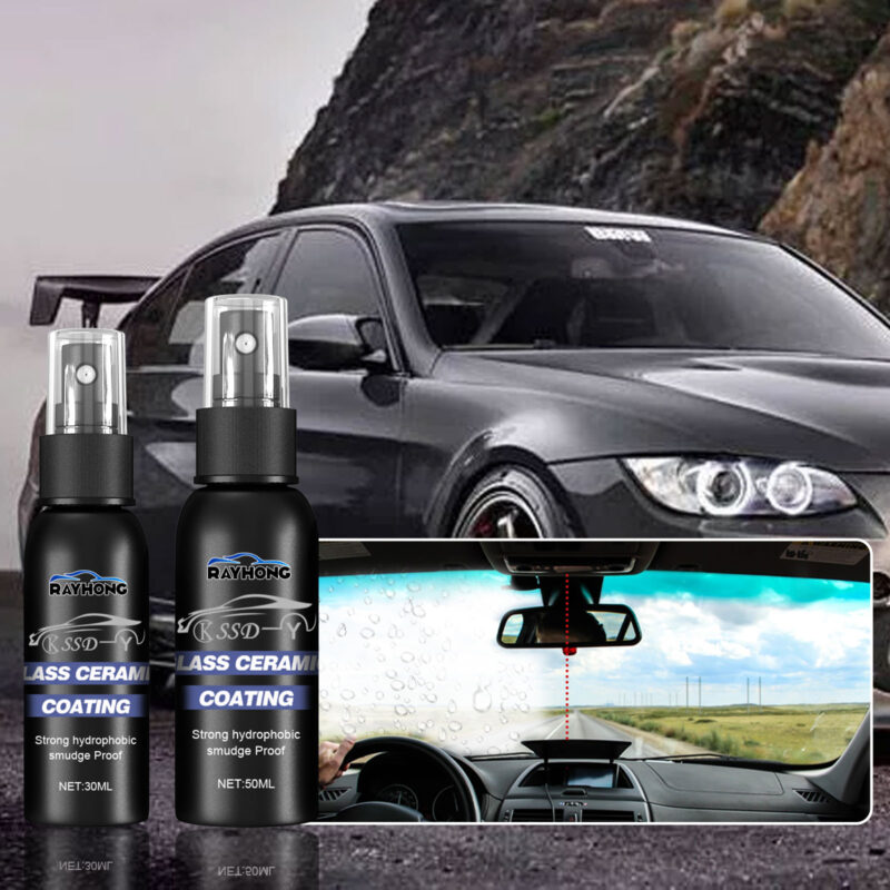 Rayhong Car Windshield Water Repellent: Defogging, Cleaning, Multi-Purpose Window Treatment (30ml) - Image 3