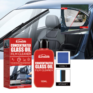 Rayhong concentrated car glass cleaner fast acting oil film remover for clear windows