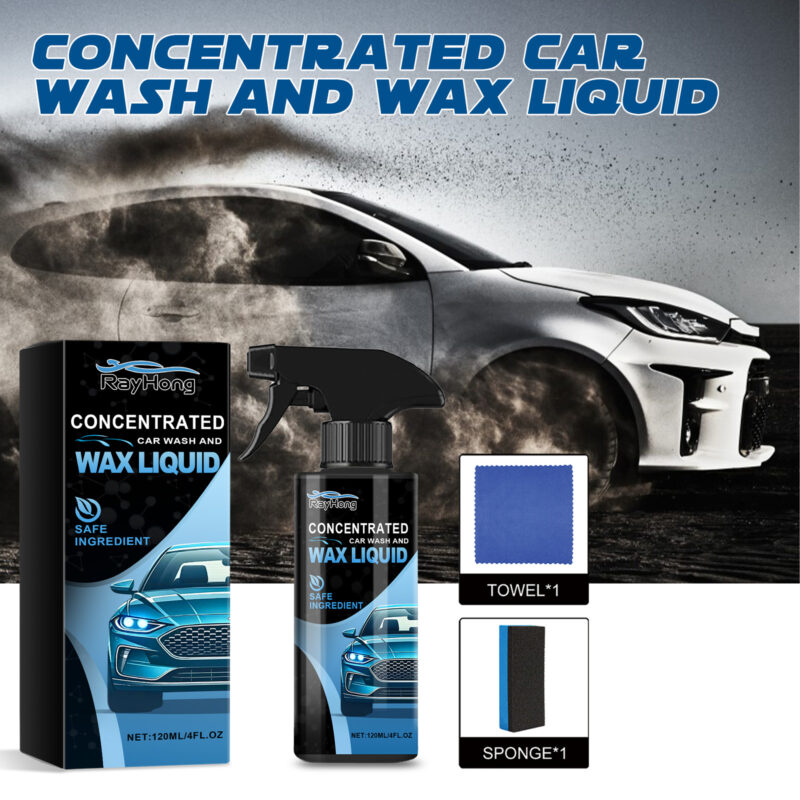Rayhong Concentrated Car Wash Wax Liquid – Multi-Purpose, Fast-Acting, Surface-Safe - Image 2