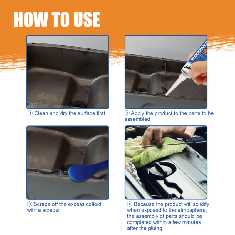 Rayhong Engine Sealant – Oil & Temp Resistant Auto Repair Sealant | Multi-Purpose - Image 5