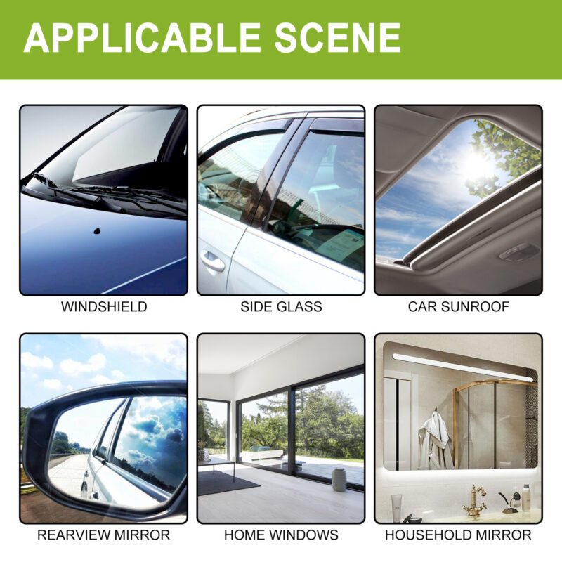 Rayhong Fast-Acting Car Glass Cleaner: Oil Film Remover, Windshield Maintenance - Image 4