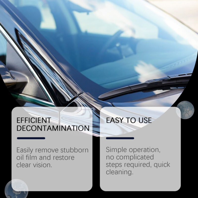 Rayhong Fast-Acting Car Glass Oil Film Cleaner – Surface-Safe Windshield Cleaner - Image 3