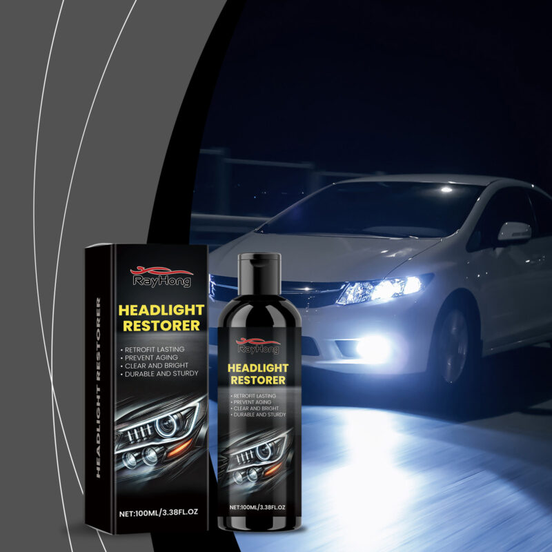 Rayhong Fast-Acting Car Headlight Cleaner – Polishing Solution, Surface-Safe - Image 2