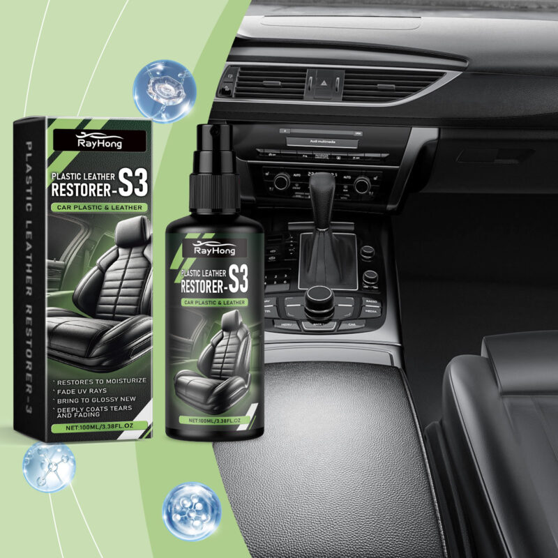 Rayhong Fast-Acting Car Interior Cleaner & Leather Reconditioning Spray – Safe, Multi-Purpose - Image 2