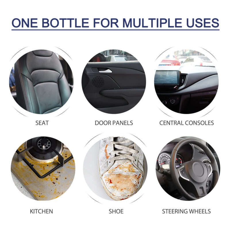 Rayhong Fast-Acting Car Interior Foam Cleaner – Multi-Purpose, Safe Seat & Panel Cleaner - Image 3