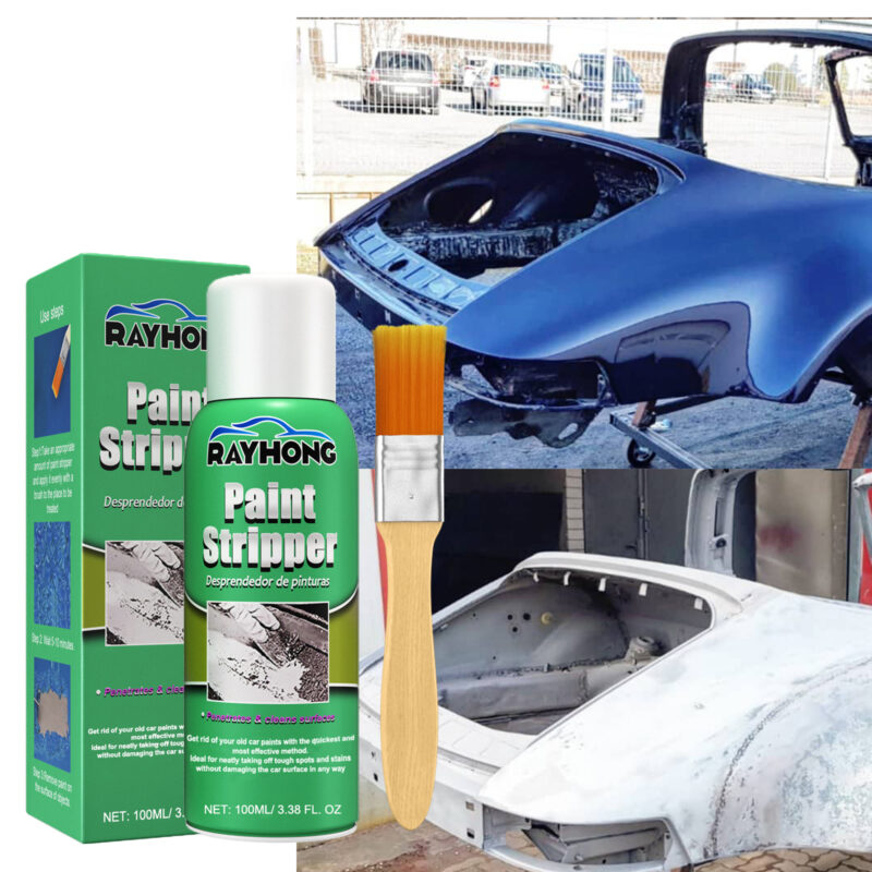 Rayhong Fast-Acting Car Paint Remover – Auto Wheel & Metal Surface Safe, Non-Trace - Image 2