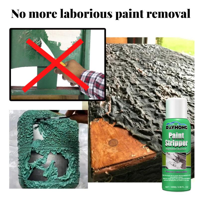 Rayhong Fast-Acting Car Paint Remover – Auto Wheel & Metal Surface Safe, Non-Trace - Image 4