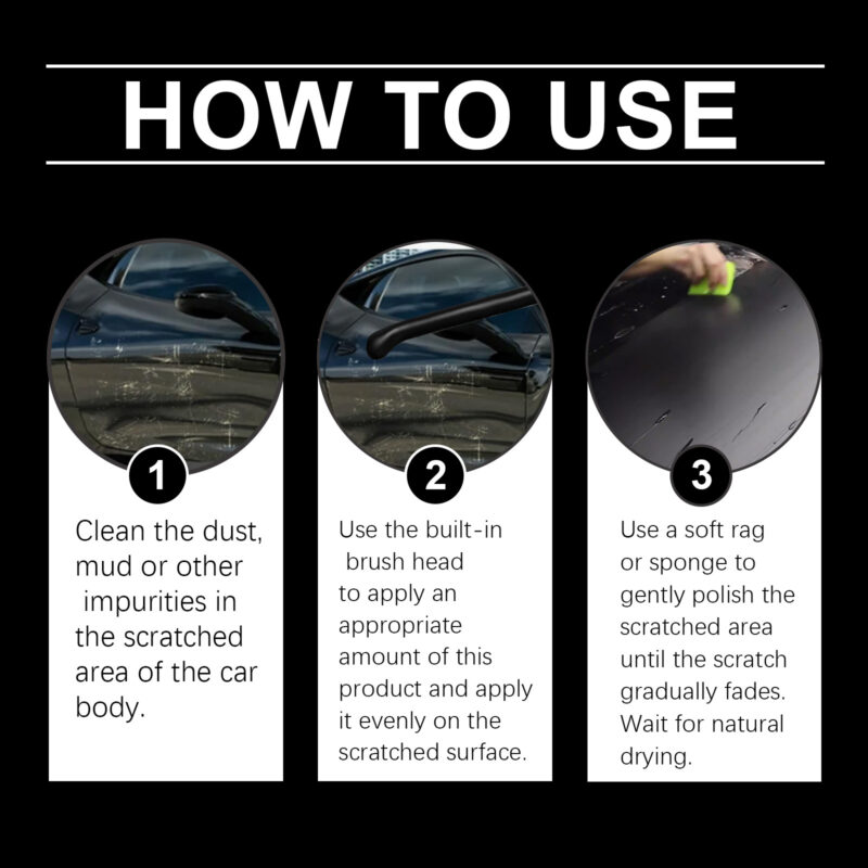 Rayhong Fast-Acting Car Paint Scratch Repair: Surface-Safe Formula - Image 6