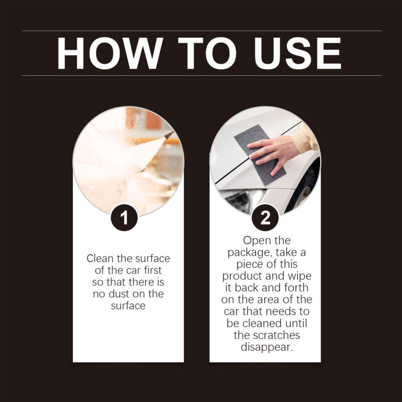Rayhong Fast-Acting Car Scratch Cloth – Paint Scratch Repair, Surface-Safe - Image 6