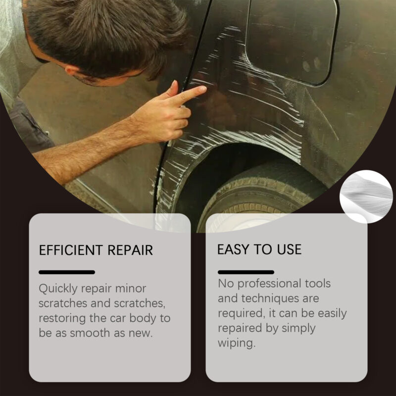 Rayhong Fast-Acting Car Scratch Cloth – Paint Scratch Repair, Surface-Safe - Image 3
