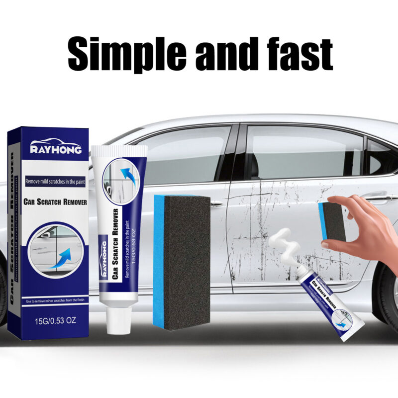 Rayhong Fast-Acting Car Scratch Remover – Safe Paint Care, Multi-Purpose Formula - Image 2