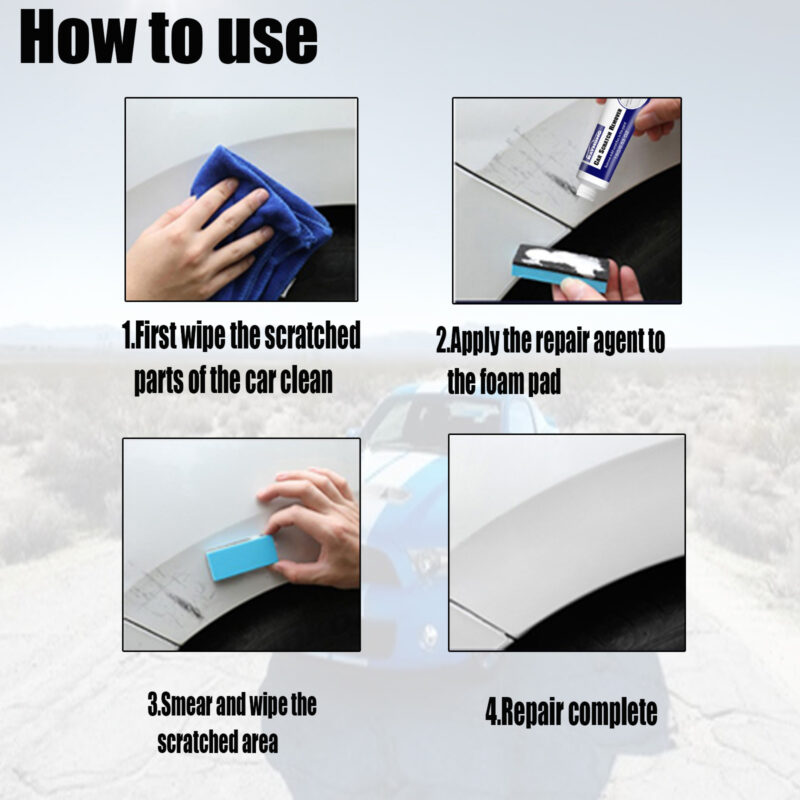 Rayhong Fast-Acting Car Scratch Remover – Safe Paint Care, Multi-Purpose Formula - Image 5