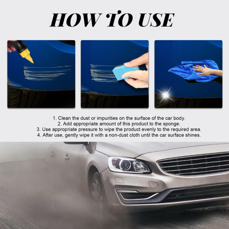 Rayhong Fast-Acting Car Scratch Repair Liquid – Paint Scratch Remover, Surface-Safe Formula - Image 5