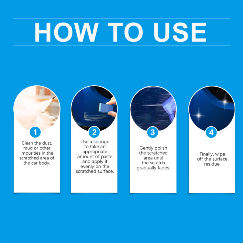 Rayhong Fast-Acting Car Scratch Repair: Paint Finish Care, Safe for Surfaces - Image 6