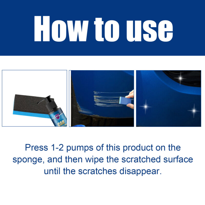 Rayhong Fast-Acting Car Scratch & Swirl Remover – Surface-Safe Polish for Shine - Image 6