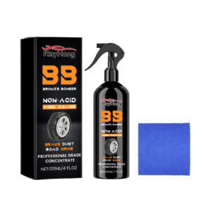 Rayhong fast-acting car tire cleaner removing rust from tires