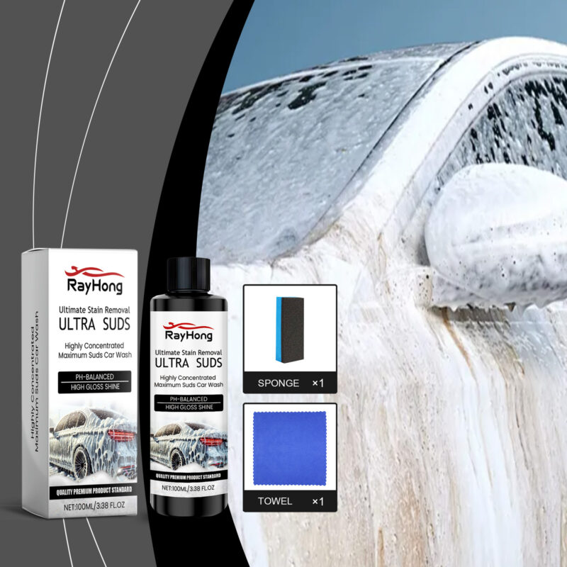 Rayhong Fast-Acting Car Wash Liquid – Stubborn Dirt Cleaner, Surface-Safe - Image 2