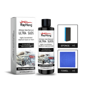 Rayhong fast-acting car wash liquid removing stubborn dirt from car surface