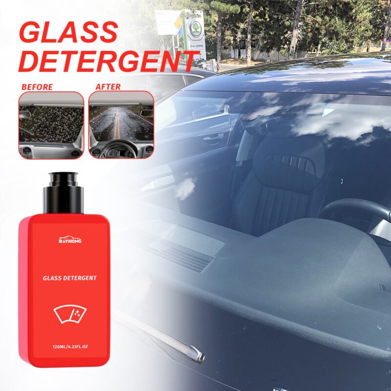 RAYHONG Fast-Acting Car Windshield Cleaner – Oil Film Remover, Glass-Safe Stain Detergent - Image 2